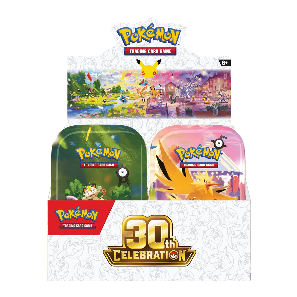 30th Celebration Mini Tin Display