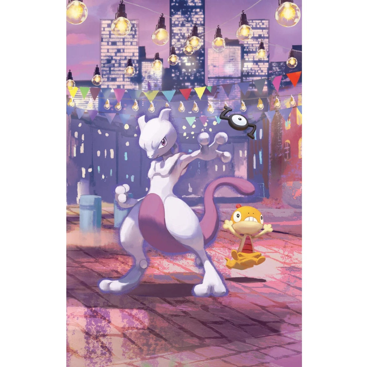 30th Celebration Mini Tin - Mewtwo & Scraggy-3