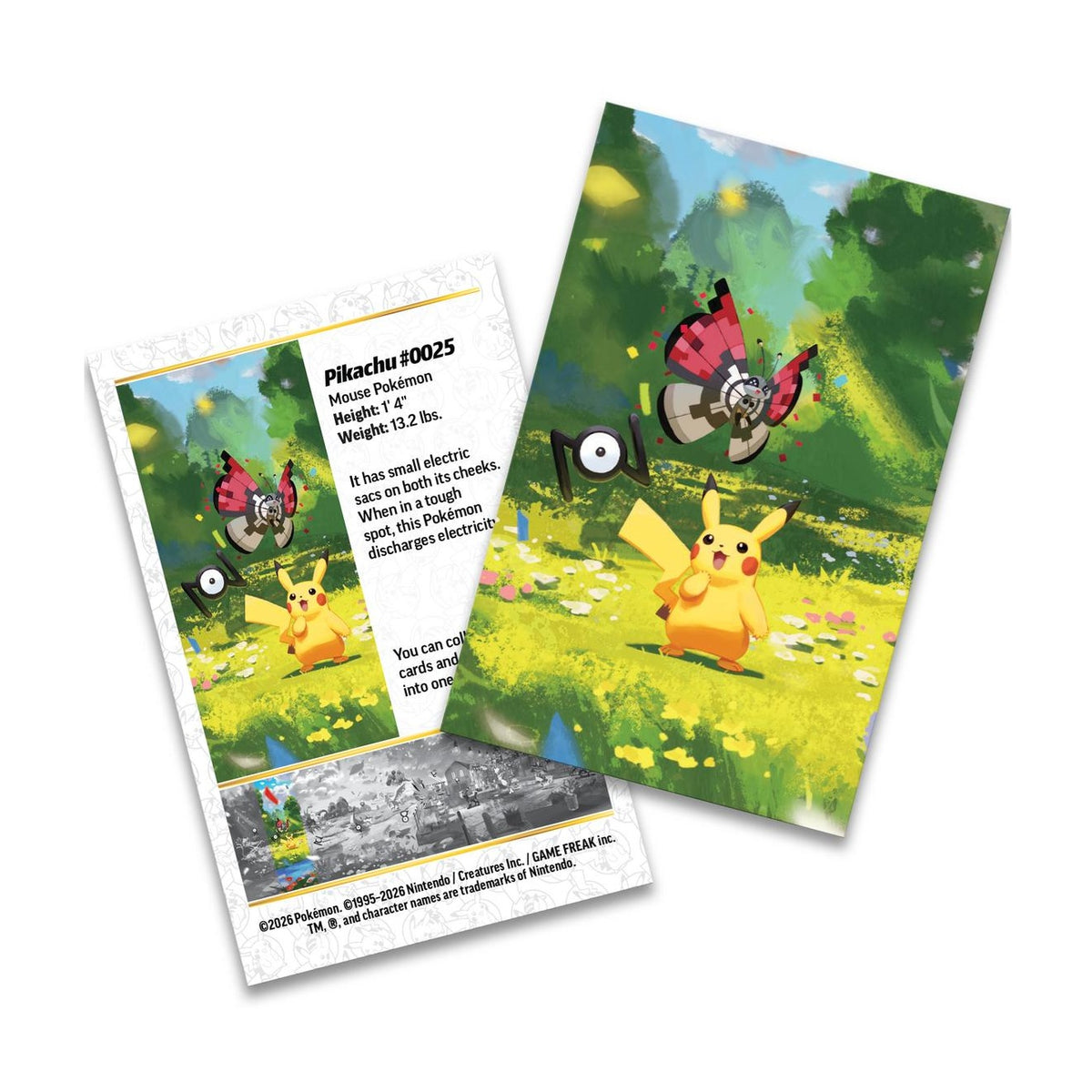 30th Celebration Mini Tin - Pikachu & Vivillon-3