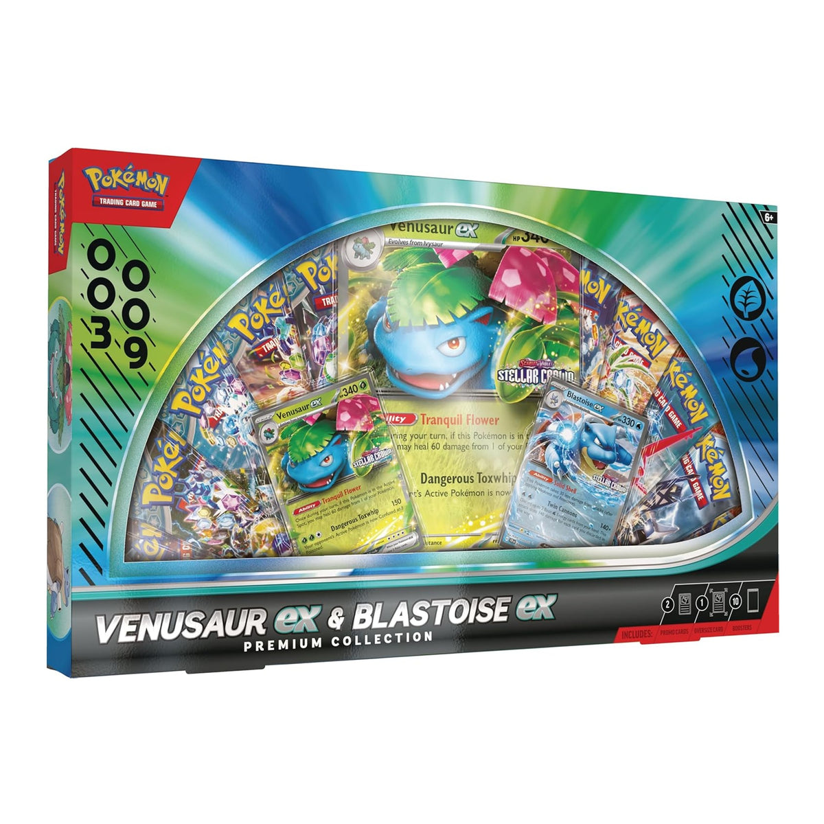 Venusaur ex & Blastoise ex Premium Collection
