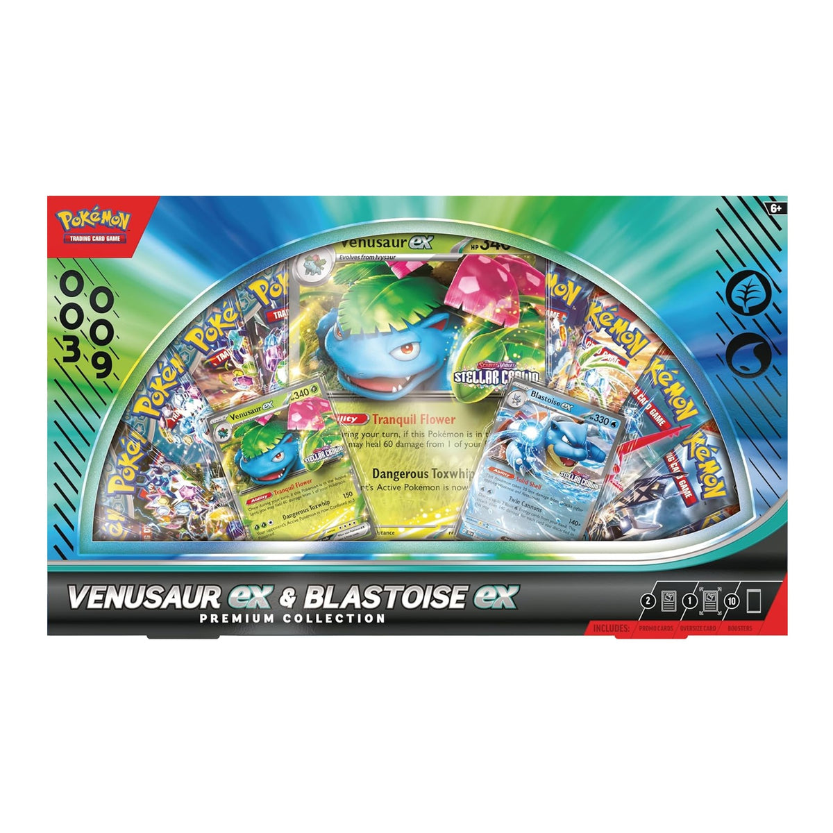 Venusaur ex & Blastoise ex Premium Collection