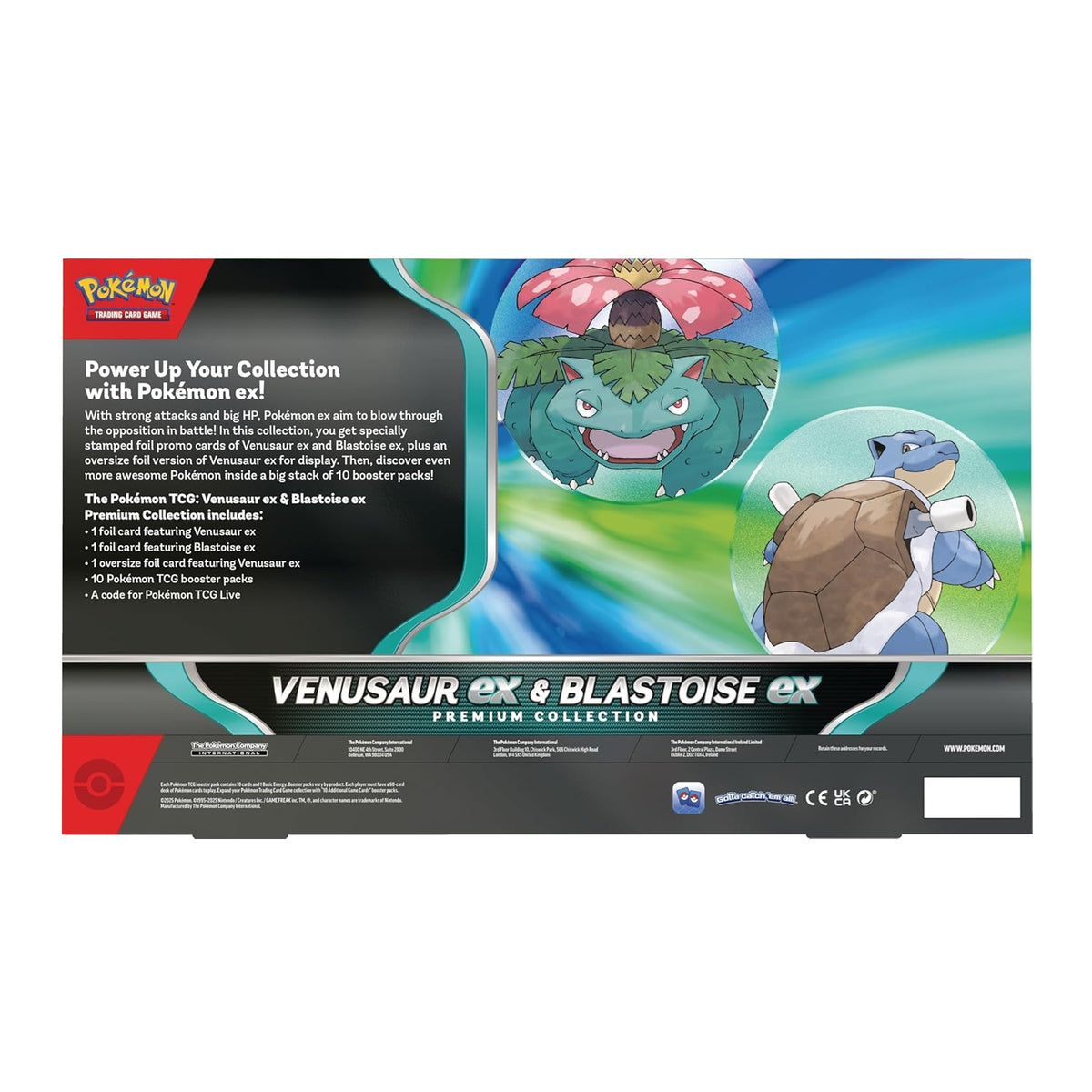 Venusaur ex & Blastoise ex Premium Collection-3