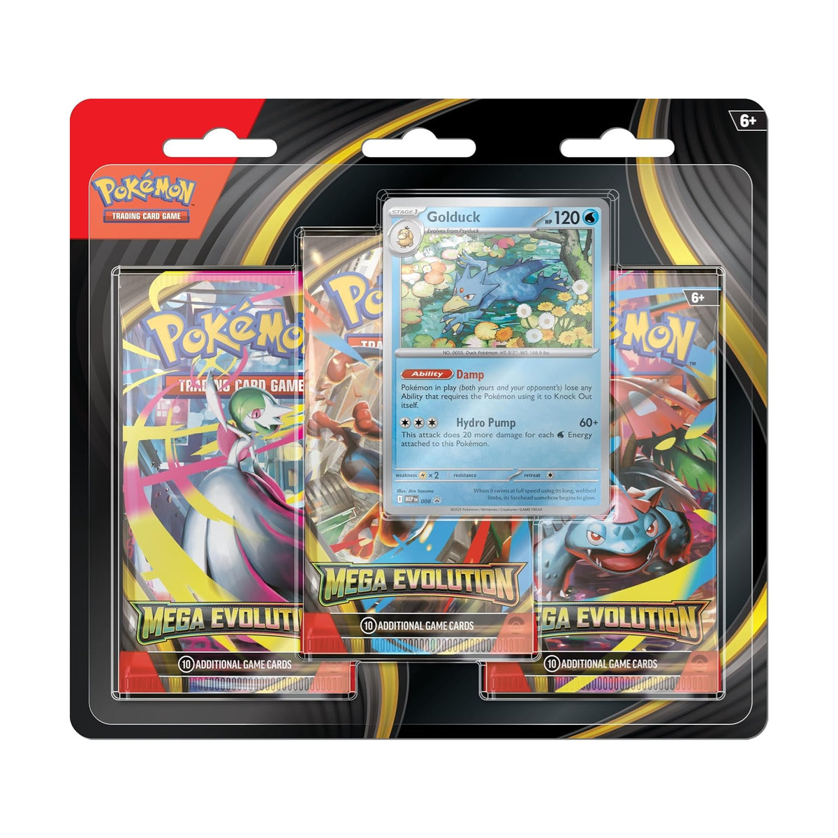 Mega Evolution 3 Pack Blister - Golduck