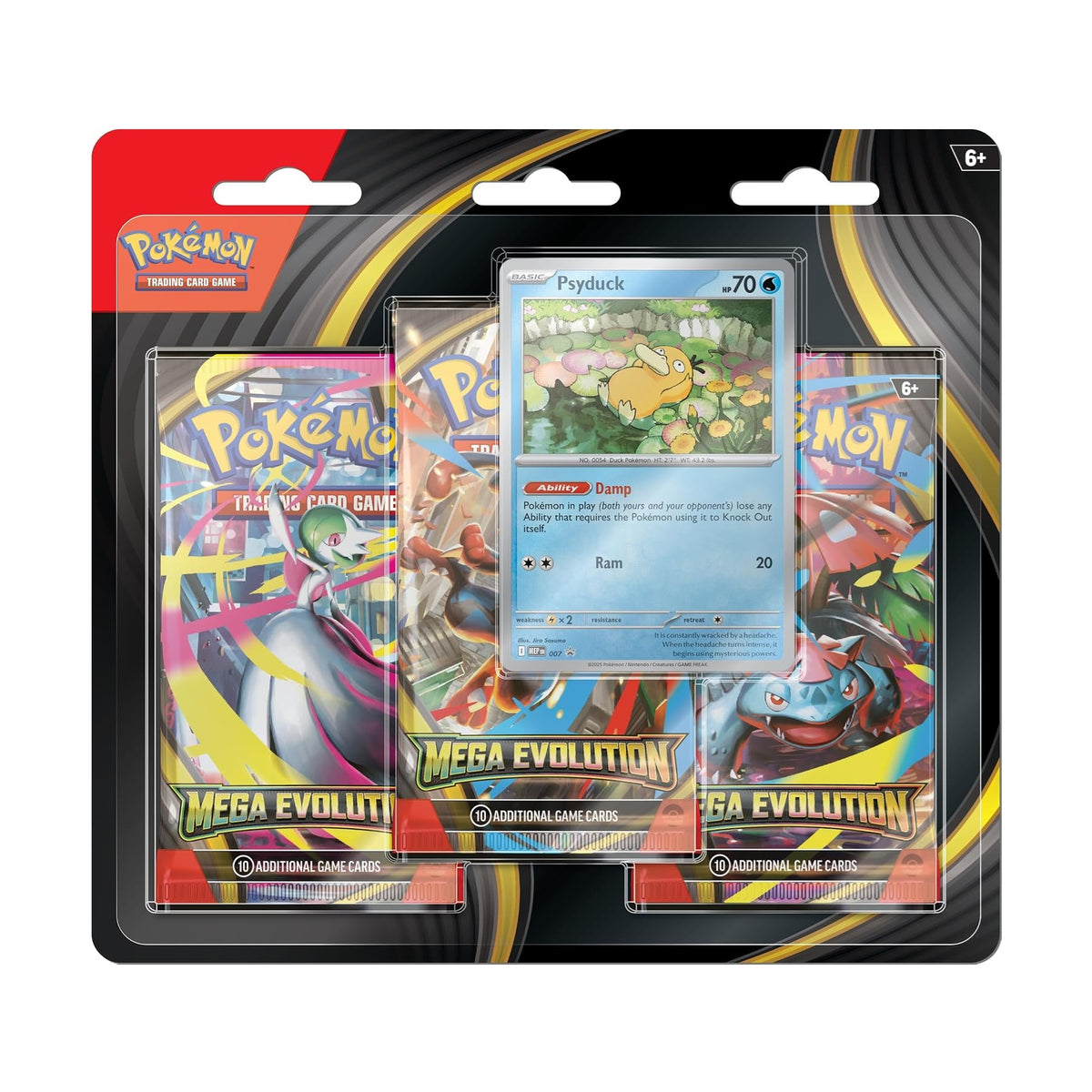 Mega Evolution 3 Pack Blister - Psyduck