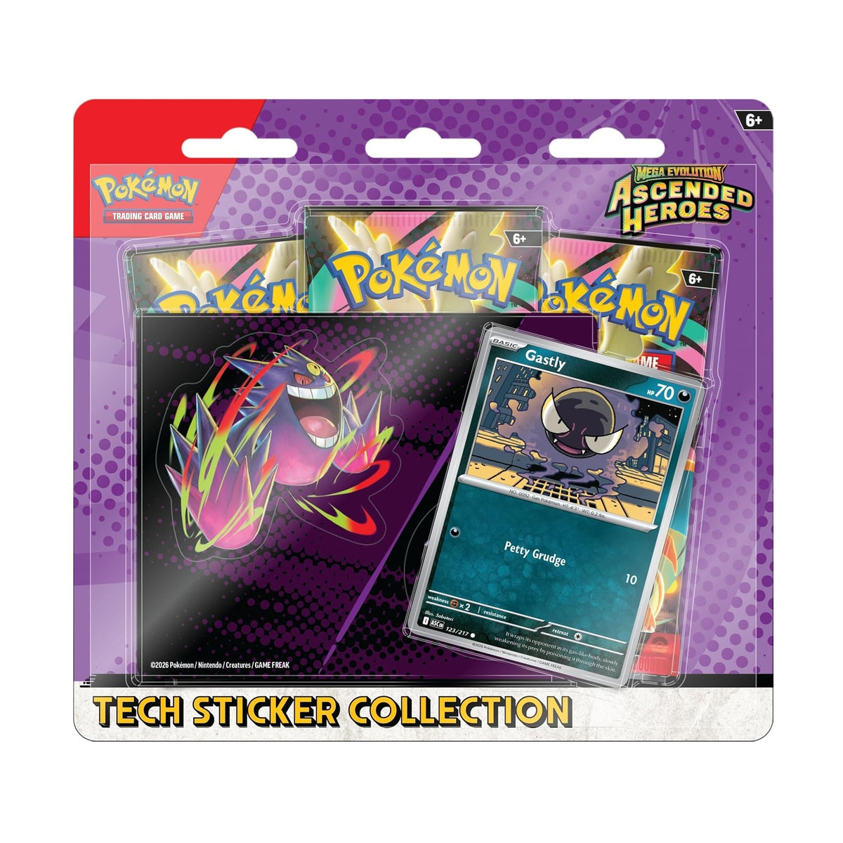 Ascended Heroes Tech Sticker Collection - Gastly