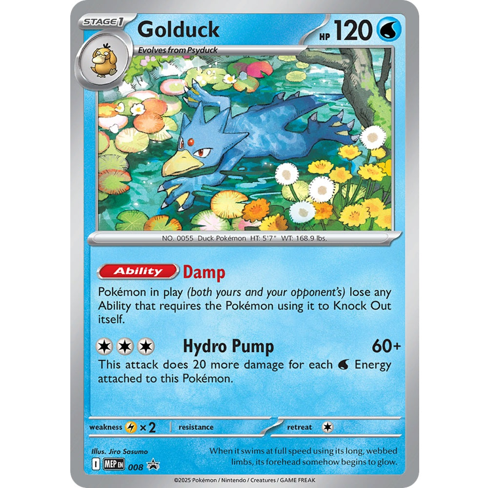 Mega Evolution 3 Pack Blister - Golduck-3