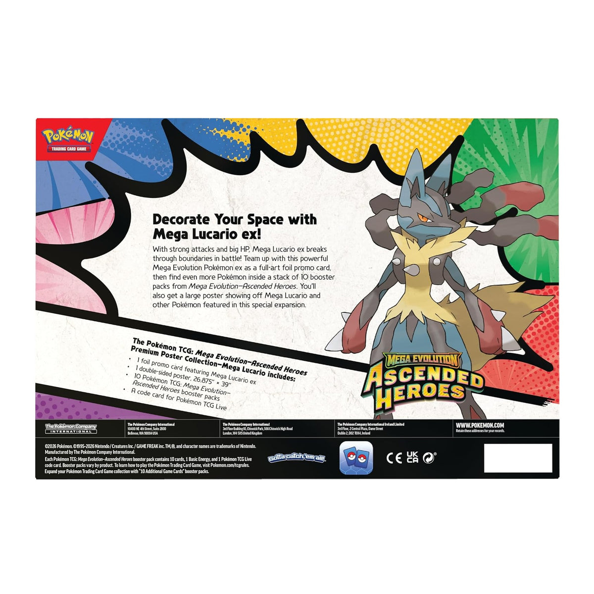 Ascended Heroes Premium Poster Collection - Mega Lucario-5