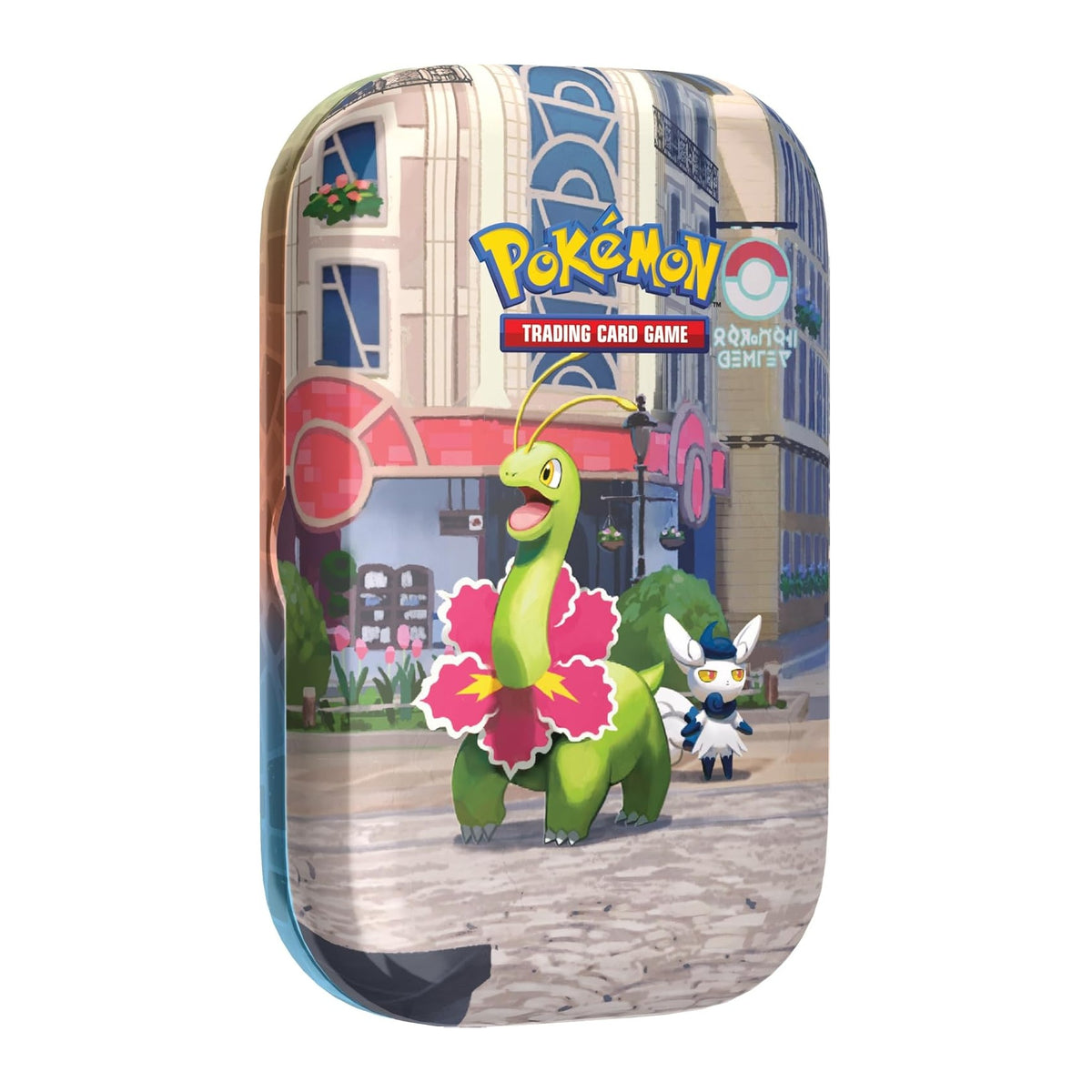 Lumiose City Mini Tin - Meganium & Meowstic
