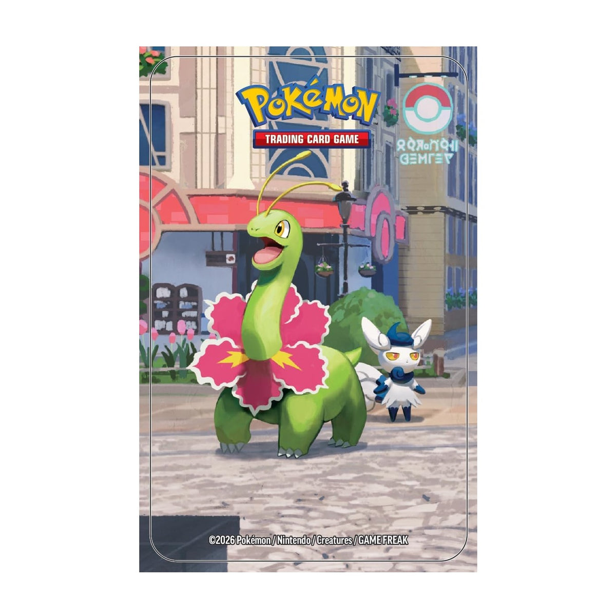 Lumiose City Mini Tin - Meganium & Meowstic