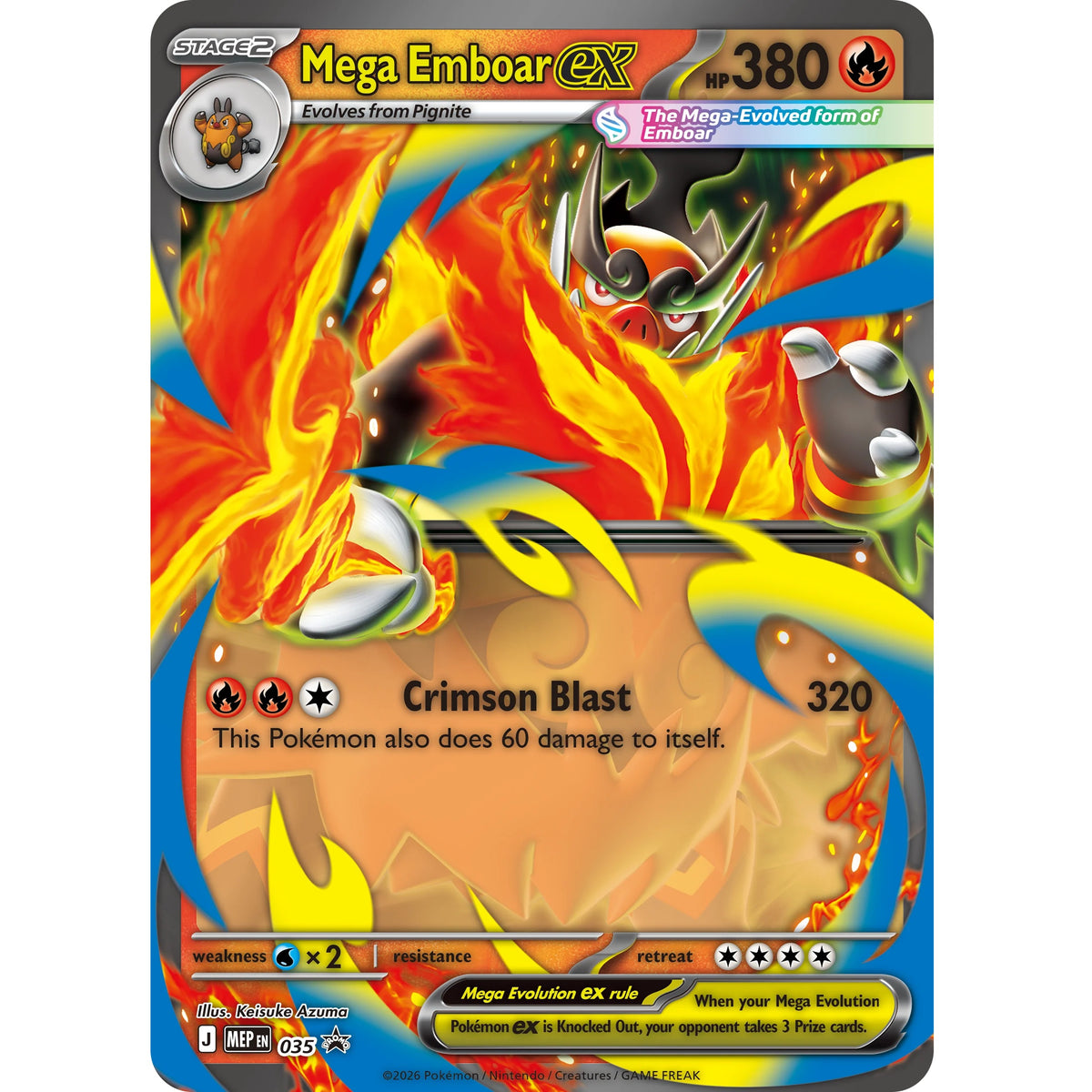 Ascended Heroes Mega Emboar ex Box-3