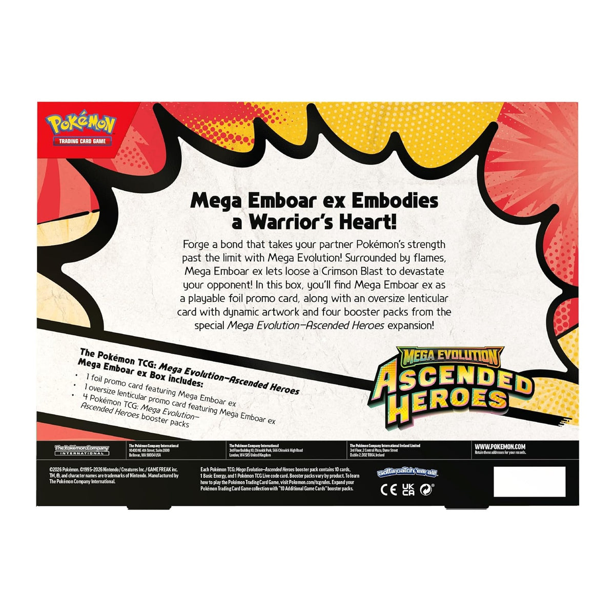 Ascended Heroes Mega Emboar ex Box-4
