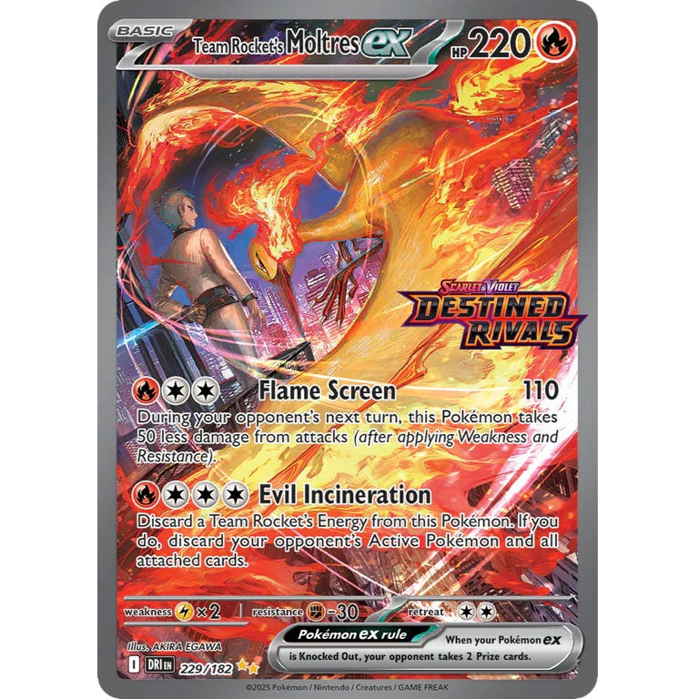 Team Rocket's Moltres ex Ultra Premium Collection