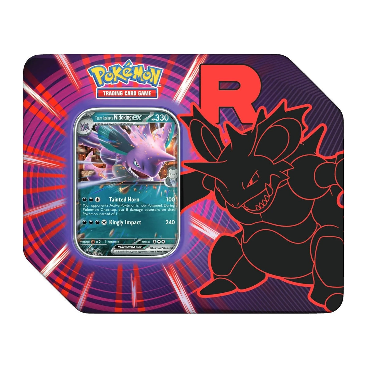 Team Rocket Tin - Nidoking ex