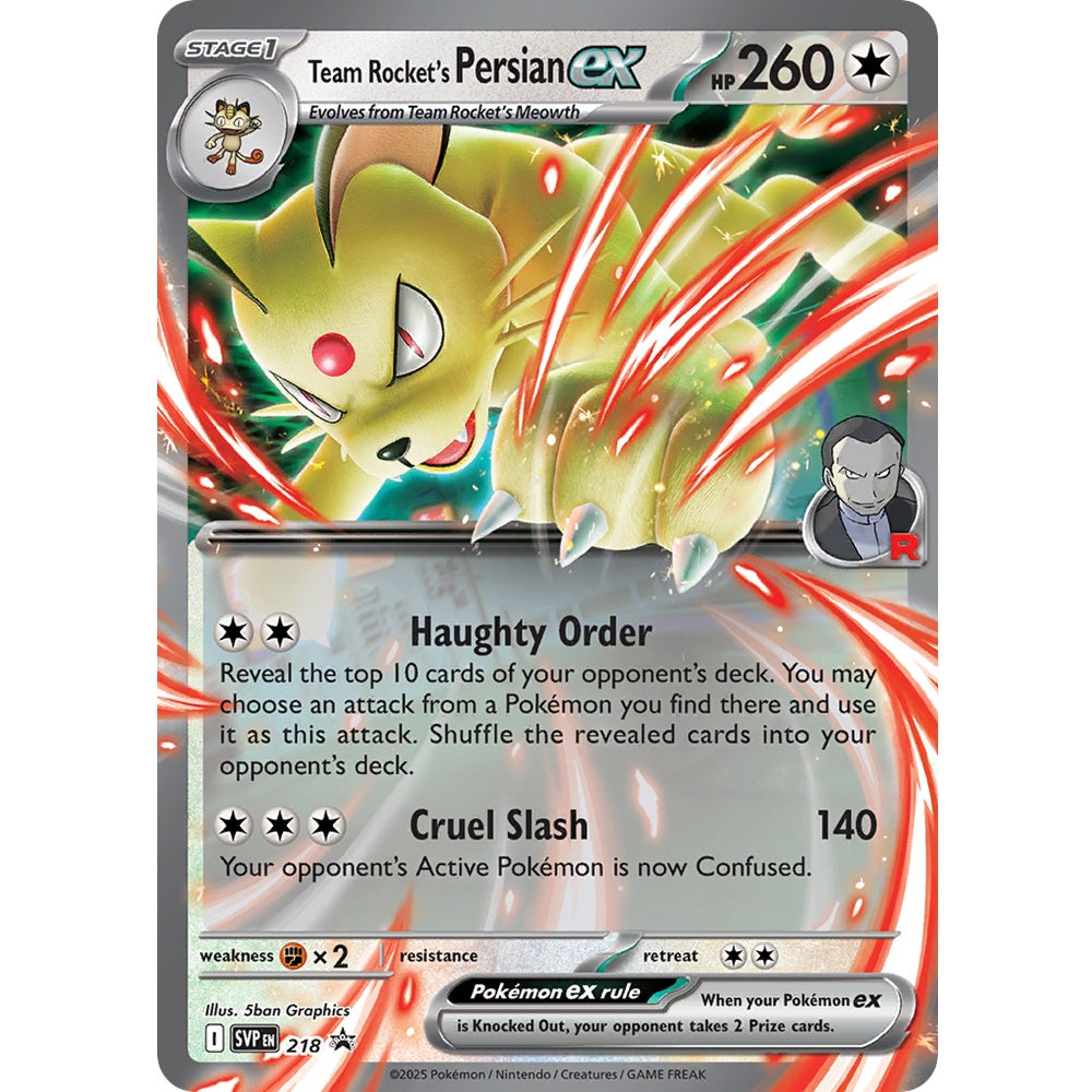 Team Rocket Tin - Persian ex-3
