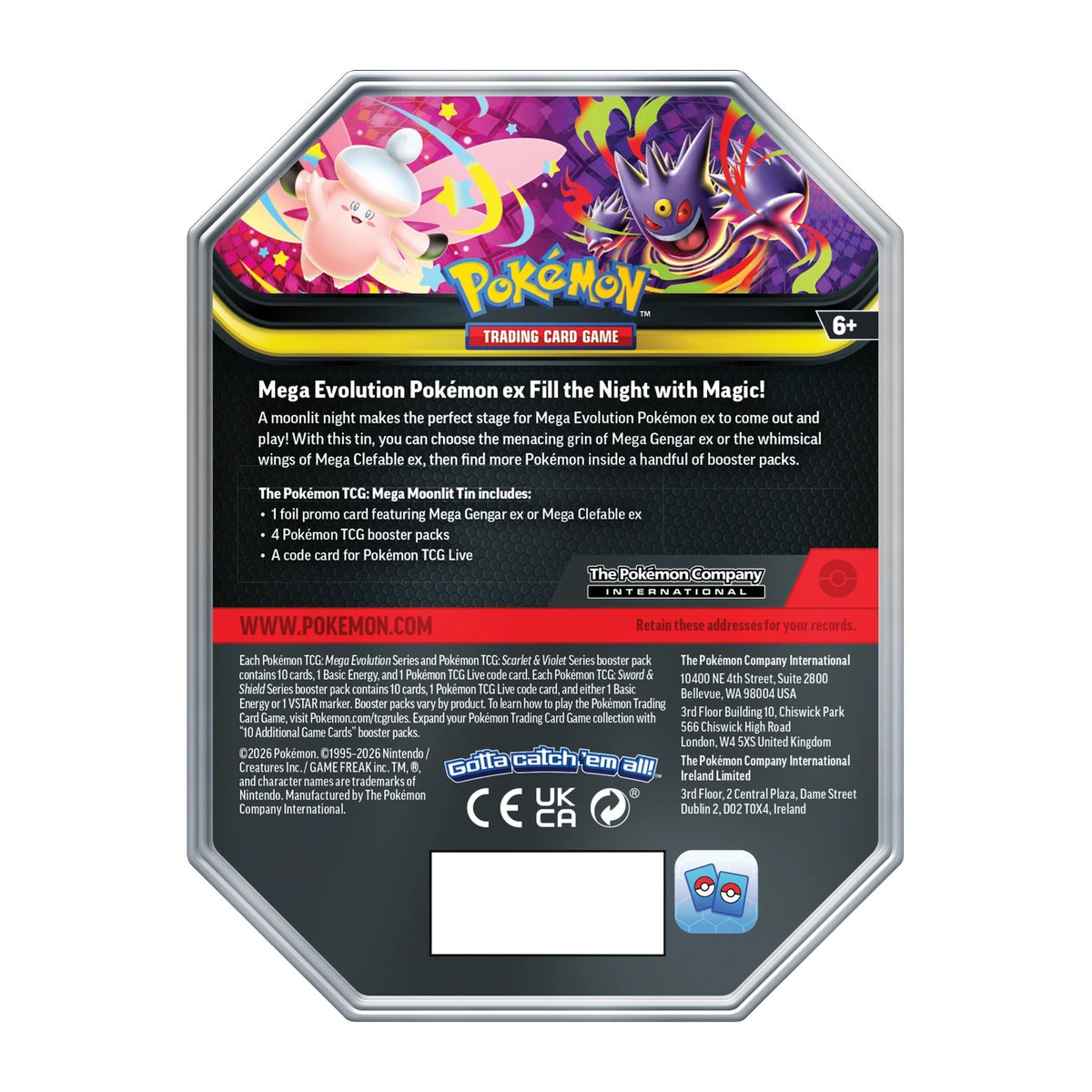 Mega Moonlit Tin - Mega Gengar ex-4